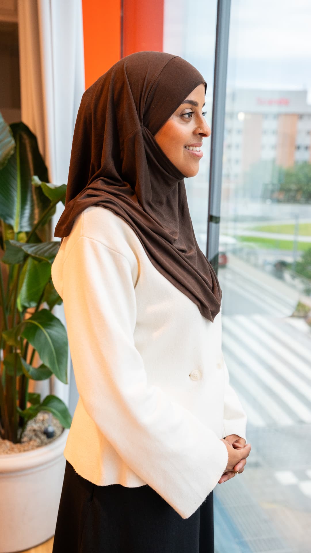 Porträtt av Mona Suleiman